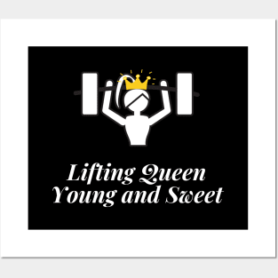 Lifting Queen, Young And Sweet Posters and Art